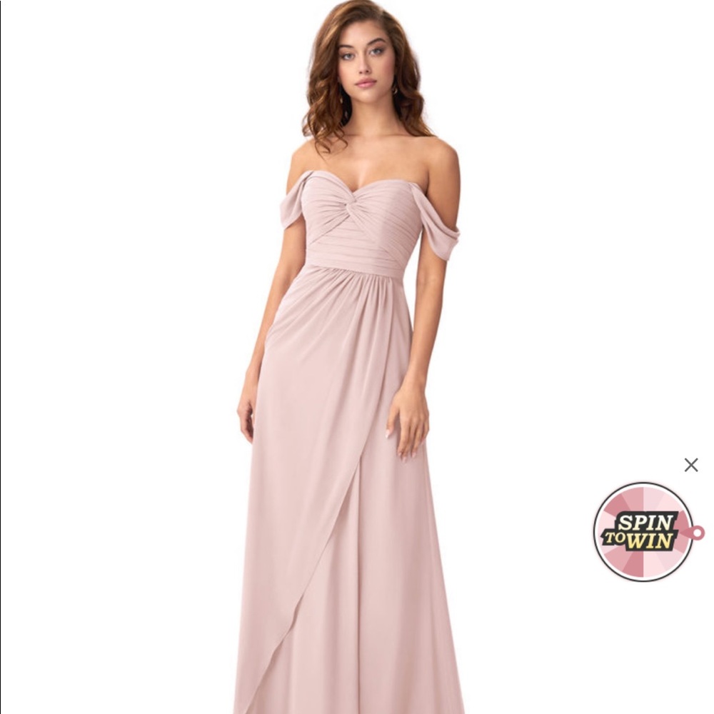 Azazie bridesmaid dress “Millie” in dusty rose